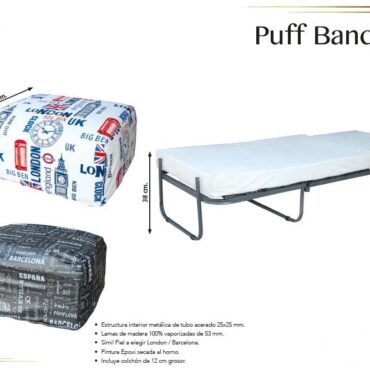 Puff Cama Bandera