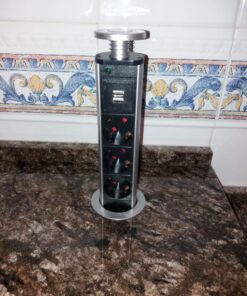 Enchufe Encimera Cocina Vertical Con Usb 10 Enchufe Encimera Cocina Vertical Con Usb - Imagen 5