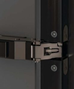 BISAGRA SENSYS OBSIDIAN BLACK RECTA VITRINA FRENO