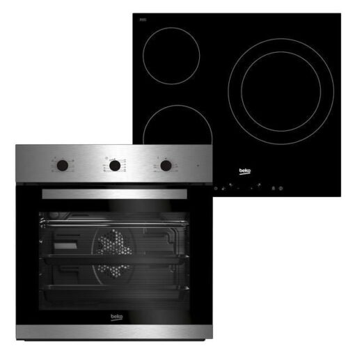 Conjunto Horno Multifunción Y Placa Vitrocerámica Beko Bbse12120Xd 2 Conjunto Horno Multifunción Y Placa Vitrocerámica Beko Bbse12120Xd - Imagen 2