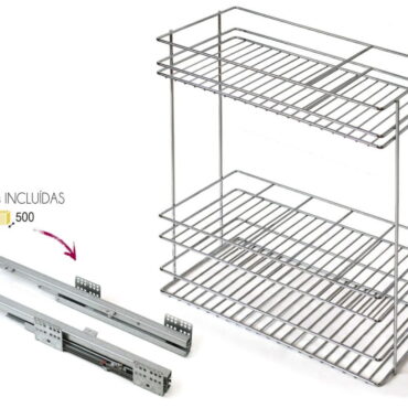 CESTO BOTELLERO CON FRENO