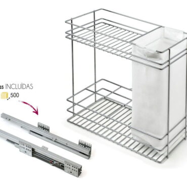 CESTO BOTELLERO PANERO CON FRENO ECO