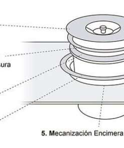 Cubo Basura Encastrable En Encimera 5 Cubo Basura Encastrable En Encimera - Imagen 2