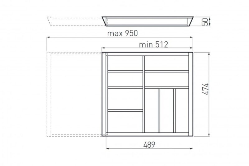 Cubertero Madera Regulable - Imagen 3