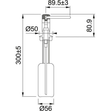Dosificador De Jabón Franke Novita 4 Dispensador Jabon Franke Novita 2