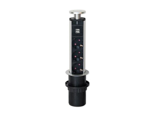 Enchufe Encimera Cocina Vertical Con Usb 2 Enchufe Encimera Cocina Vertical Con Usb - Imagen 2