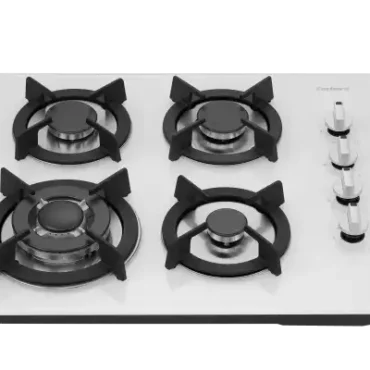 encimera gas cpcgy2314w corbero cristal blanca