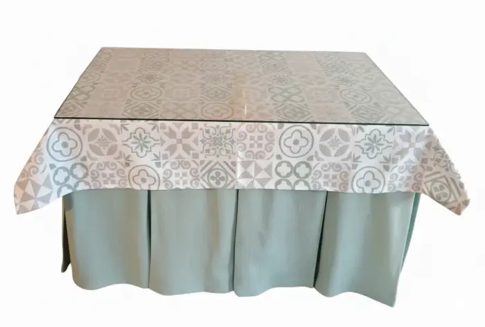 Mesa Camilla Rectangular Completa Berlin 1 Falda Mesa Camilla Berlin