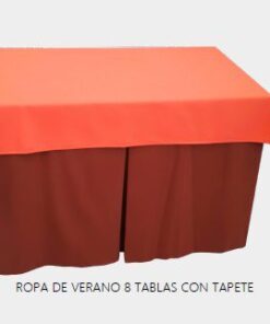 falda mesa camilla rectangular verano
