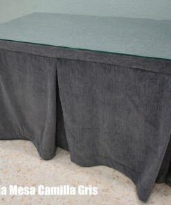 Mesa Camilla Rectangular Noruega (Mesa+Tarima+ Falda+Cristal) 14 Mesa Camilla Rectangular Noruega