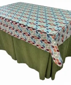 Mesa Camilla Rectangular Completa Francia (Mesa+Tarima+ Falda+Cristal)