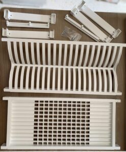 Juego Escurreplatos Pvc Blanco