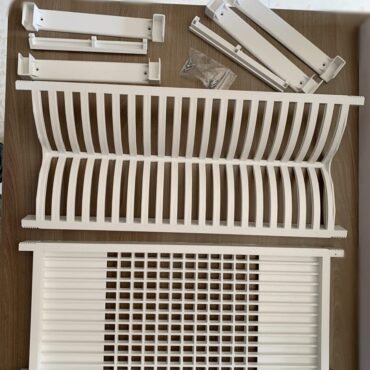 Juego Escurreplatos Pvc Blanco