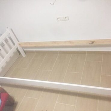Litera De Madera Lacada Blanca (3)