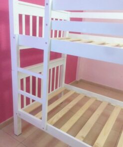 Litera Madera Lacada Blanca 9 Litera Madera Lacada Blanca - Imagen 4