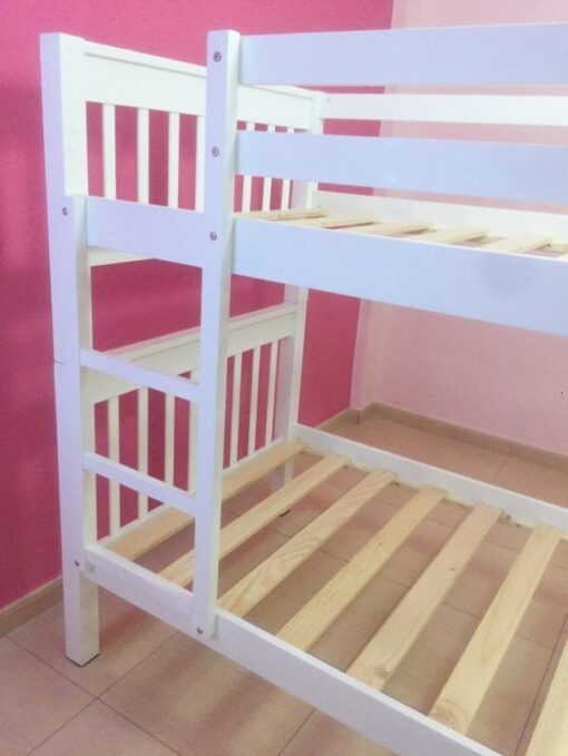 Litera Madera Lacada Blanca 4 Litera Madera Lacada Blanca - Imagen 4