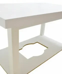 Mesa Camilla Rectangular Doble Tapa