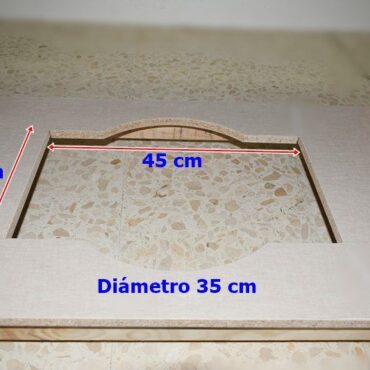 Mesa Camilla Rectangular Completa Grecia (Mesa+Tarima+ Falda+Cristal) 10 Mesa Camilla Rectangular