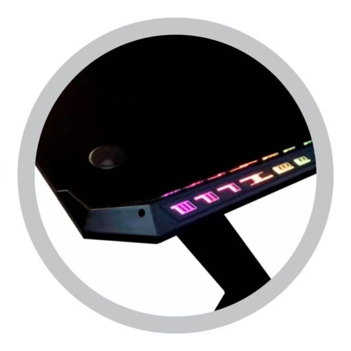 Mesa Gaming Con Luces Led 2 Mesa Gaming Con Luces Led - Imagen 2