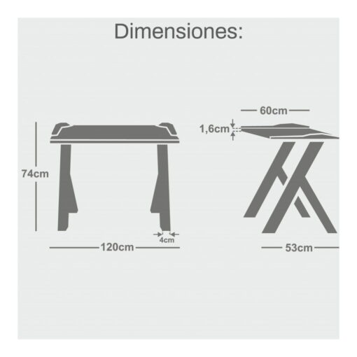 Mesa Gaming Con Luces Led 3 Mesa Gaming Con Luces Led - Imagen 3