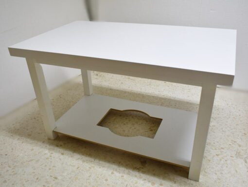 Conjunto Mesa Camilla Rectangular Doble Tapa Sevilla - Imagen 2
