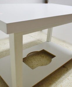Mesa Camilla Rectangular Doble tapa