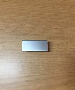 Alternative view of Pomo rectangular Cromo Mate