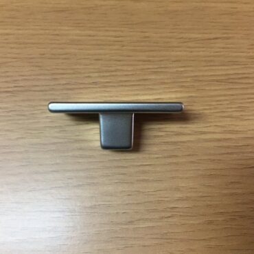 Pomo rectangular Cromo Mate