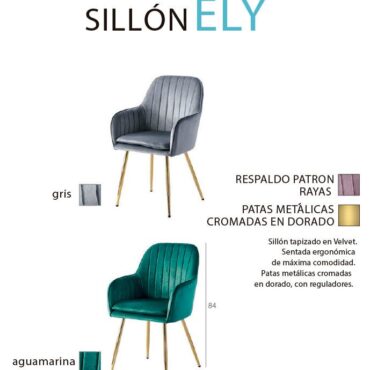 Sillon Comedor Ely Tapizado 2