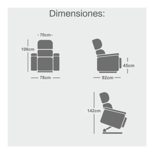 Sillón Relax Ontoria 5 Sillón Relax Ontoria - Imagen 5