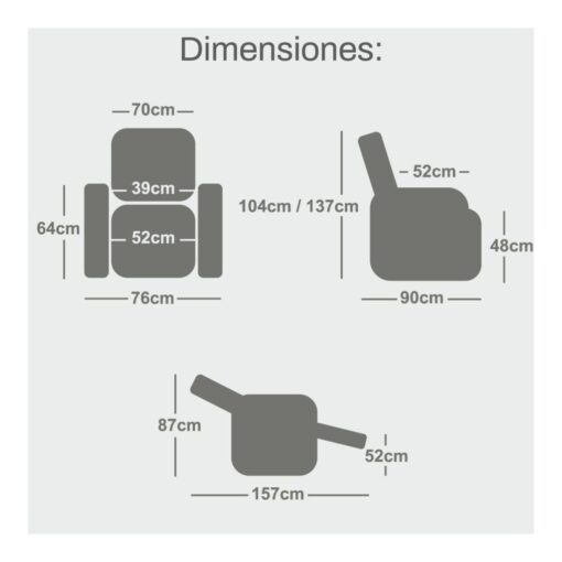 Sillón De Masaje - Levantapersonas 2 Sillón De Masaje - Levantapersonas - Imagen 2