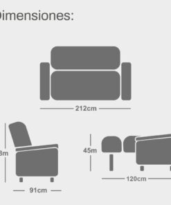 Sofá Cama Clic-Clac Roma - Imagen 2