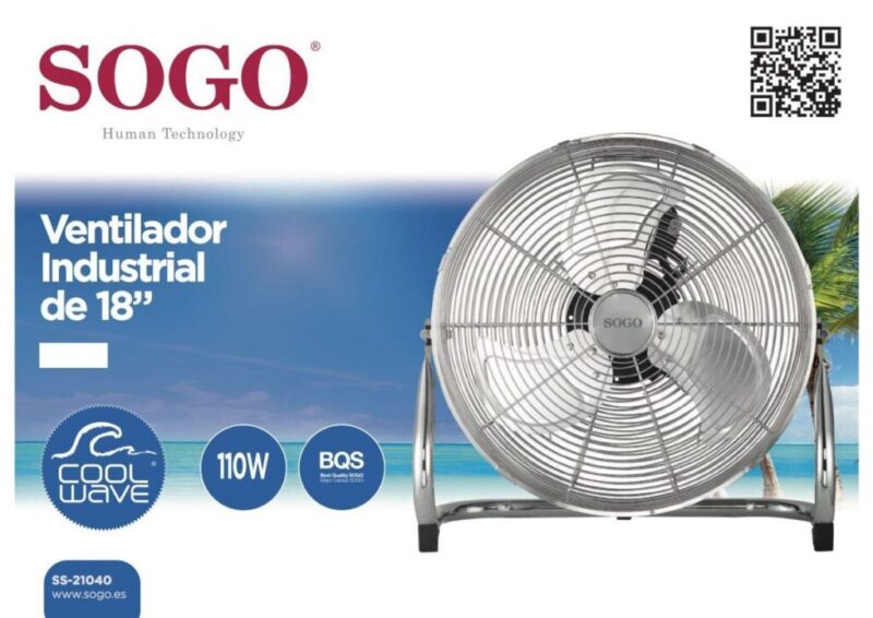 Ventilador Suelo Semi Industrial Ss-21040 3 Ventilador Suelo Semi Industrial Ss-21040 - Imagen 3