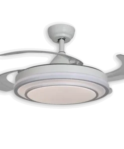 Ventilador de techo LED 72W Modelo Afrodita Blanco
