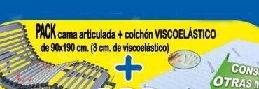 Pack Cama articulada eléctrica+Colchón Visco