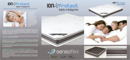 Colchón Ion Tech 28Cm- Tratamiento Ionizado Certificado 3 Colchón Ion Tech Muelles Ensacados