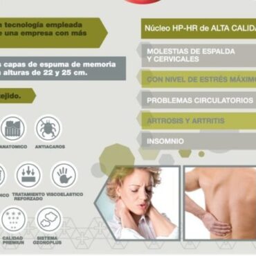 Colchón Viscotech Plus Altura 25 Cm 3 Colchon Viscotech 3